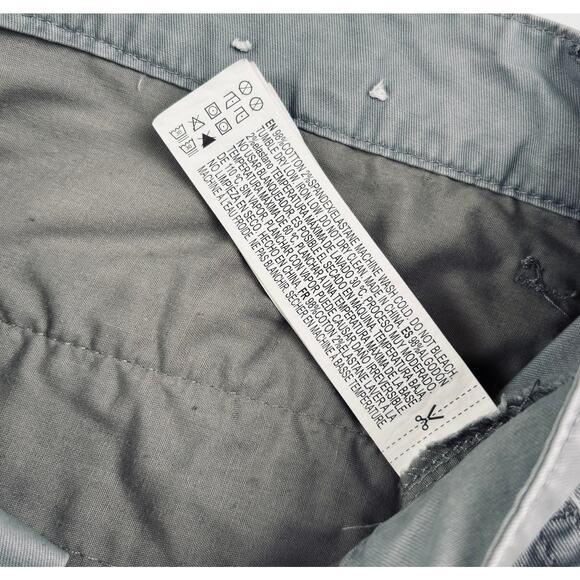 Forever 21 Men's Chino Shorts Size 30 Gray Classic - Picture 4 of 5